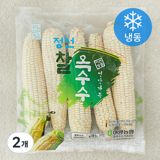 정선 찰옥수수 (냉동), 180g, 2개, 5개입