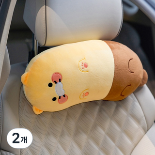 카카오프렌즈 발라당 차량용 목쿠션, 춘식이, 2개