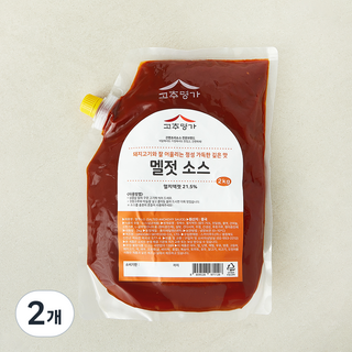 고추명가 멜젓 소스, 2kg, 2개