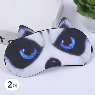 TCR 動物圖案眼罩, 1入, 2個