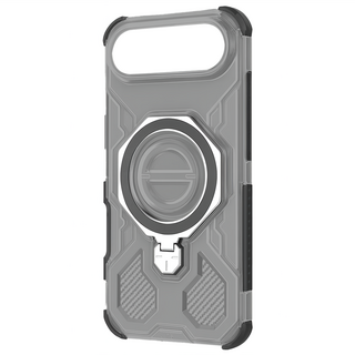 bebehome iPhone 17 四角防摔支架磁吸透色手機殼