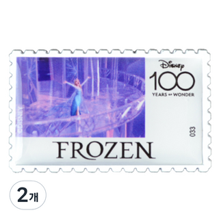 迪士尼100週年郵票徽章 冰雪奇緣 1, 2個, 1入
