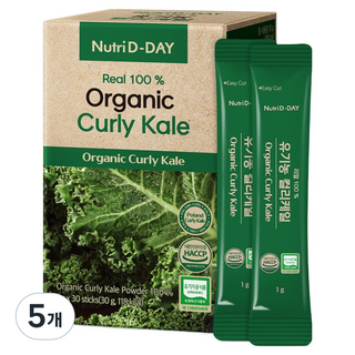 뉴트리디데이 리얼 유기농 컬리케일 30p, 30g, 5개
