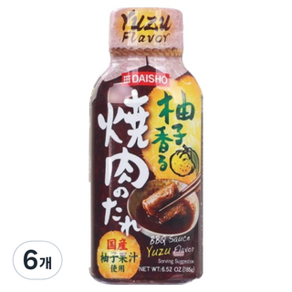 DAISHO 大逸昌 柚子烤肉醬, 6個, 185g