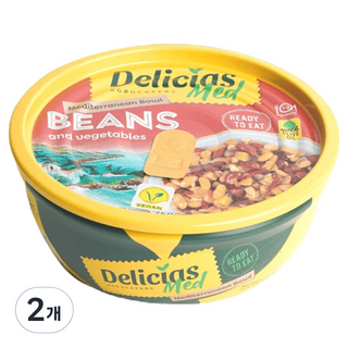 DeliciasMed 地中海豆子沙拉, 2個, 250g