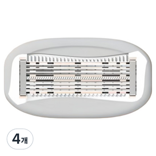 마켓링 여성용 고급 제모기 면도날 그레이 타입1, 4개, 1개입