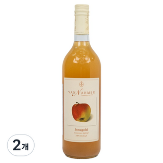 VANNAHMEN 有機喬納金蘋果汁, 2個, 750ml