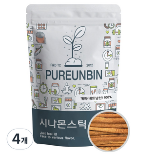 PUREUNBIN 肉桂棒, 100g, 4個