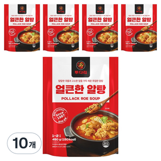 투다리 얼큰한 알탕, 450g, 10개