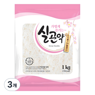 HANSUNG ENTERPRISE 蒟蒻絲, 3個, 1kg