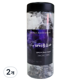 타미푸드 파비플로라 100% 티백 블랙진저 끄라차이담 오리진, 2개, 50개입, 1.2g