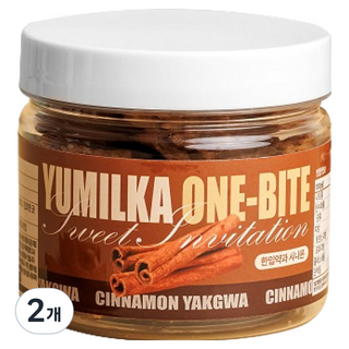 Yumilka 迷你一口肉桂藥菓, 2個, 130g
