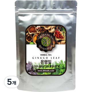 성보식품 은행잎, 100g, 5개