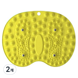 腳底穴位按摩墊 MH099 44 x 35 cm, 黃色, 2個
