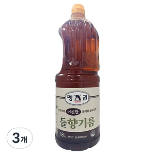 韓國 PENGUIN 紫蘇油, 3個, 1.8L