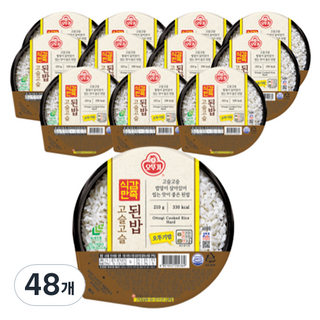 OTTOGI 不倒翁 即食白飯, 48入, 210g