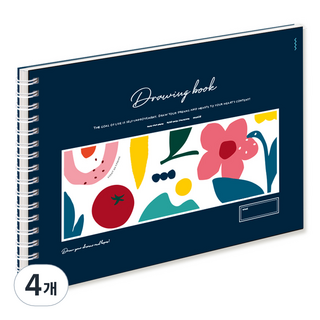 뮤니드 감성 드로잉북 Flower garden, 4개