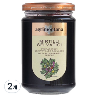 agrimontana 阿葛麗蒙塔娜 野生莓果醬, 330g, 2個