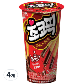 해태제과 초코픽, 45g, 4개