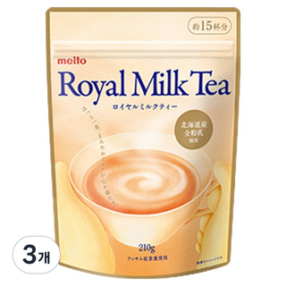 meito 名糖 皇家奶茶, 210g, 1入, 3個