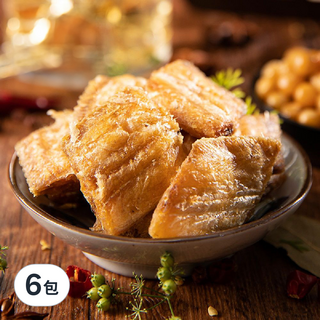 一袋美味 香酥白帶魚 辣味, 200g, 6包