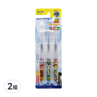 Skater 兒童牙刷 TBCR6T 6-12歲用, 玩具總動員, 3支, 2組