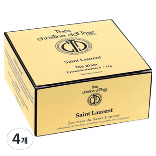 Thes ChrisTine daTTner 聖羅蘭茶包, 4個, 2g, 6入