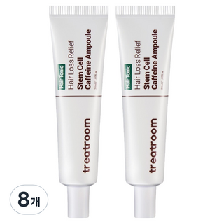 treatroom 強健髮根幹細胞咖啡因安瓶精華, 8個, 30ml