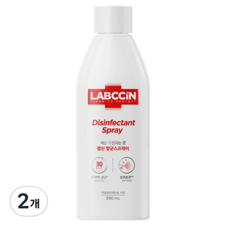 랩신 항균 스프레이 용기형 리필, 390ml, 2개