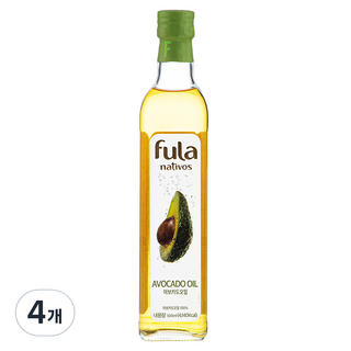 Fula 酪梨油, 4個, 500ml