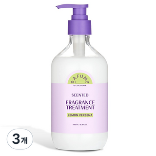 Dafume By Cocodor 香氛護髮素 檸檬馬鞭草, 3個, 500ml