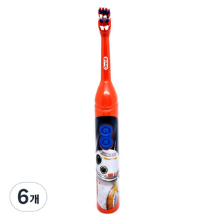 Oral-B 歐樂B 星際大戰 幼兒電動牙刷 DB3010, 6個, 1入, 紅色