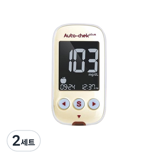 오토첵 플러스 혈당측정기 세트, 1개, 2세트