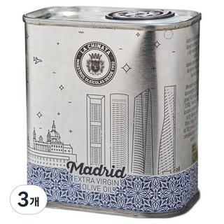 LA CHINATA 希那塔 特級初榨橄欖油 馬德里鐵罐, 3個, 100ml