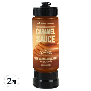 CAROMAN 淋醬用深層焦糖醬, 380g, 2個