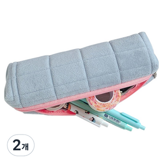 아트조이 베개 필통, 2개, 블루
