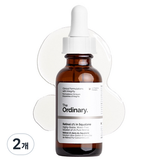 The Ordinary. 1%A醇&角鯊烷精華, 2瓶, 30ml