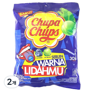 Chupa Chups 加倍佳 藍色, 270g, 2個
