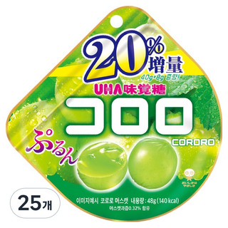 코로로 머스캣맛 젤리, 48g, 25개