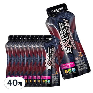 ILDONG 日東 運動能量凍飲 蜂蜜紅蔘口味, 44g, 40包