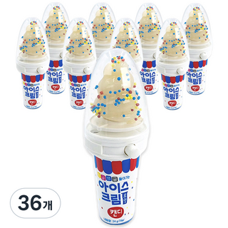 아이스크림 모양 캔디, 24g, 36개