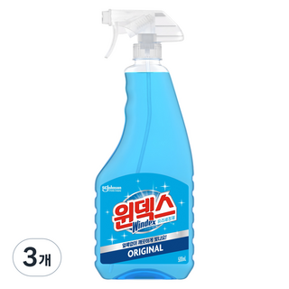 윈덱스 분무기형 유리세정제, 500ml, 3개