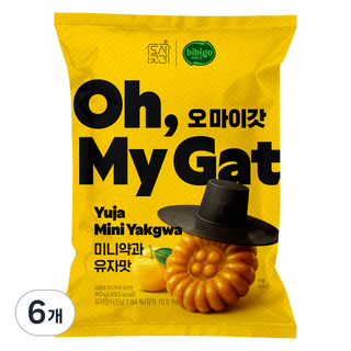 Dosigotgan Oh My God 迷你藥菓 柚子口味, 6個, 90g