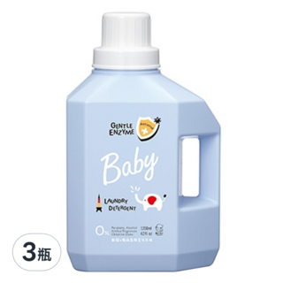 KU.KU Duckbill 酷咕鴨 Baby酵素洗衣精 溫和不刺激, 1.2L, 3瓶