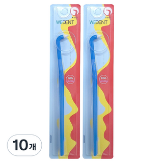 WEDENT 威登 單束毛牙刷 一般刷毛 藍色, 1入, 10個