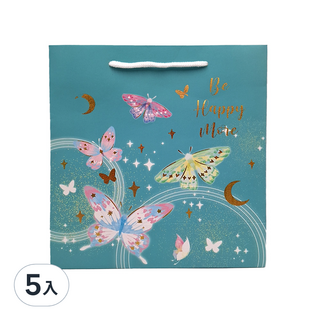 禮品袋-蝶翅月舞M, 5入