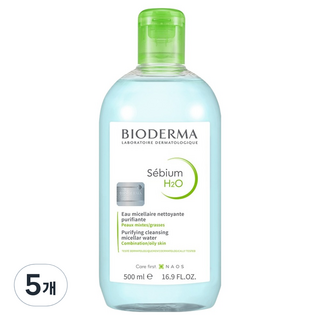 BIODERMA Seviem H2O卸妝水, 500ml, 5個