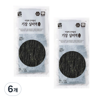 Imiji 利味旨 清晨採收機張海帶絲, 100g, 6包