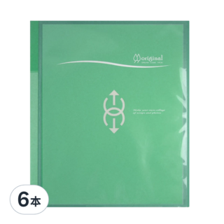 DaTaBanK 三田文具 A4 大4孔Original 可換封面資料夾 TS04-1303, 綠色, 6本
