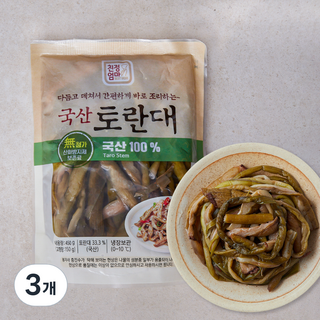친정엄마 국내산 토란대, 3개, 450g